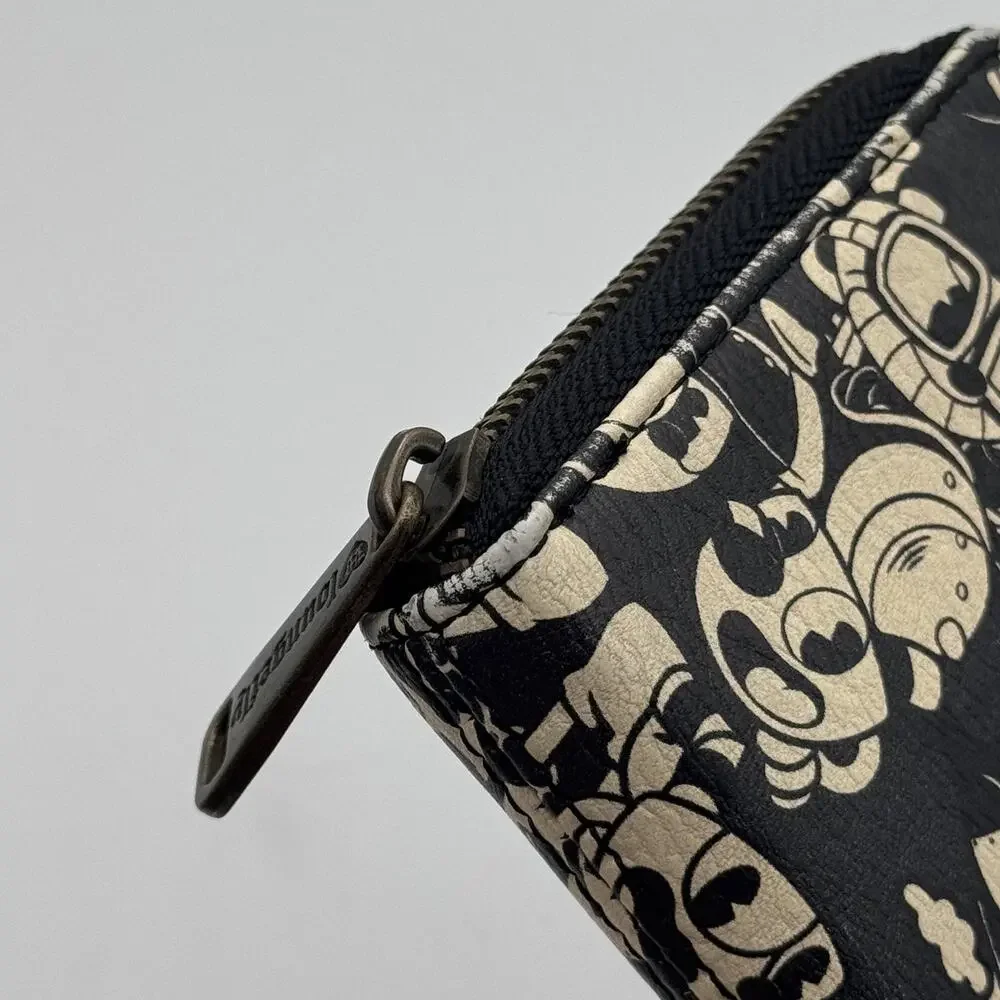 Loungefly Cuphead Mugman Wallet Zip Around Cartoon Print Womens Purse Handbag